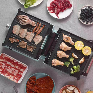 Электрогриль Xiaomi Silencare Multi-function Steak Electromechanical Frying Machine Ordinary Model Pink (SC-K306) - фото 4