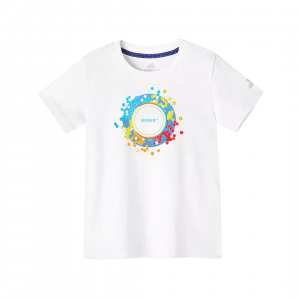 Непромокаемая детская футболка Xiaomi Supield Technology Pure Cotton Hydrophobic Anti-Fouling T-Shirt Model Sun (размер 120) - фото 1