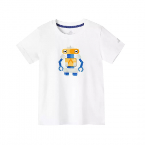 Непромокаемая детская футболка Xiaomi Supield Technology Pure Cotton Hydrophobic Anti-Fouling T-Shirt Model Wall-E (размер 150) - фото 1