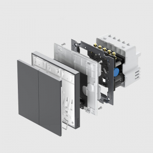 Умный настенный выключатель Aqara Smart Wall Switch H1 Pro (тройной c нулевой линией) Black (QBKG32LM) - фото 5