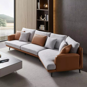 Угловой диван с поворотом 45° слева  Xiaomi AQUIMIA Italian Style Sofa Left Special-shaped Chaise (AQ1208) - фото 3
