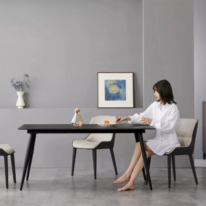 Стол обеденный раздвижной Xiaomi 8H Jun Rock Board Telescopic Dining Table 1.1-1.4 m Grey  (YB2)