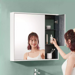 Комплект мебели для ванной комнаты Тумба и навесной шкаф Xiaomi Diiib Yashi White Paint Slate Bathroom Cabinet 900mm (DXG70002-1031+DXG72002-1031) (с керамической раковиной, без смесителя) - фото 4