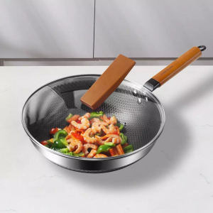 Сковорода-вок Xiaomi Mensarjor Stainless Steel Pan 30 cm (MGGJ-TY2102)