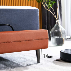 Умная двуспальная кровать Xiaomi 8H Feel Leather Smart Electric Bed 1.8m Orange (умное основание DT5 и ортопедический матрас TZ) - фото 5