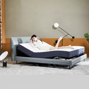 Умная двуспальная кровать Xiaomi 8H Feel Leather Smart Electric Bed 1.8m Grey (умное основание DT5 и ортопедический матрас TZ) - фото 3