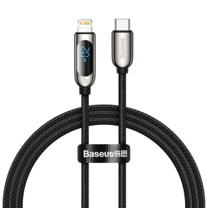 Кабель Xiaomi Baseus Display Fast Charging Data Cable Type-C to Lightning 20W 2m Black (CATLSK-A01)