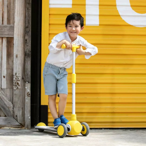 Детский самокат Xiaomi 700Kids Scooter S1 Yellow - фото 4
