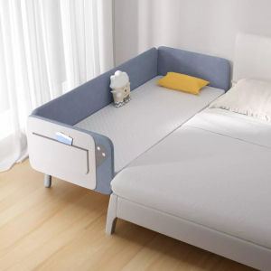 Детская кроватка Xiaomi Igrow Children's Soft Packed Splicing Bed Latex Coir Blue (180х70 см) - фото 4