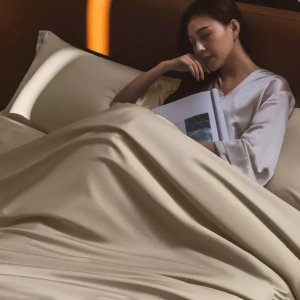 Постельное белье из хлопка Xiaomi Deep Sleep Super Soft Cotton Flow Kit 100S 1.5m Green - фото 4