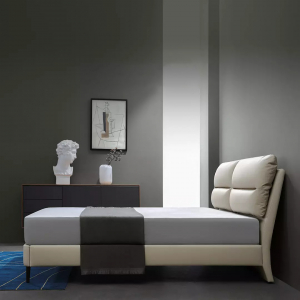 Двуспальная кровать Xiaomi 8H Time Leather Fashion Soft Bed 1.5m Ivory (JMP1) - фото 2