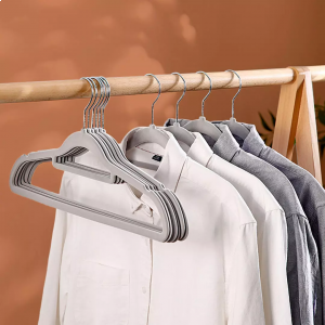 Набор вешалок для одежды Xiaomi Jeko&Jeko Non-slip Flocking Hanger Green 20 шт (SWH-2521) - фото 4