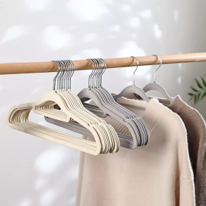 Набор вешалок для одежды Xiaomi Jeko&Jeko Non-slip Flocking Hanger Green 20 шт (SWH-2521) - фото 5