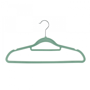 Набор вешалок для одежды Xiaomi Jeko&Jeko Non-slip Flocking Hanger Green 20 шт (SWH-2521) - фото 1