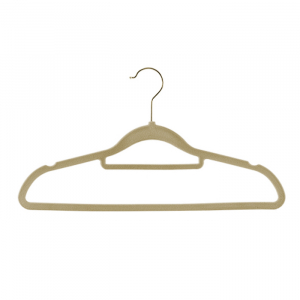 Набор вешалок для одежды Xiaomi Jeko&Jeko Non-slip Flocking Hanger Beige 20 шт (SWH-2521) - фото 1