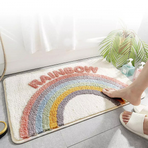 Нескользящий коврик для ванной комнаты  Dajiang Nordic Style Non-slip Bathroom Mat Love Going Home 50х80cm - фото 4