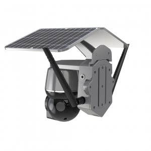 IP-камера на солнечной батарее YouSmart Intelligent Solar Energy Alert PTZ Camera 4G Q7 Grey - фото 2
