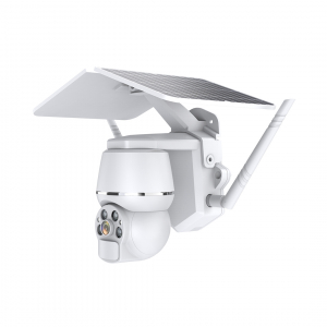IP-камера на солнечной батарее YouSmart Intelligent Solar Energy Alert PTZ 4K Camera 4G Q7 White