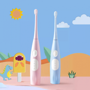 Детская звуковая электрическая зубная щетка  Coficoli Children's Sonic Electric Toothbrush Blue - фото 4