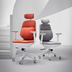 Умное офисное кресло Xiaomi Backrobo Intelligent Pneumatic Waist Support Office Chair Blazing Orange (C1X) - фото 3