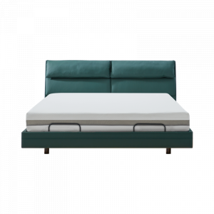 Умная двуспальная кровать Xiaomi 8H Feel Intelligent Leather Suspended Electric Bed X+ 1.8m Green DT7 (без матраса) умная двуспальная кровать xiaomi 8h milan smart leather electric bed s pro 1 8 m beige dt4 pro без матраса