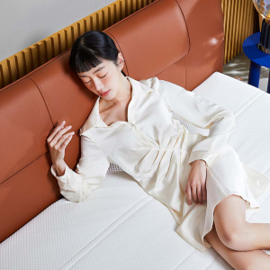 Умная двуспальная кровать Xiaomi 8H Feel Leather Smart Electric Bed 1.8m Orange DT5 Pro  (без матраса) - фото 3