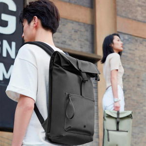 Рюкзак Xiaomi 90 points Ninetygo Daily Simple Backpack 17L Green Gray - фото 4