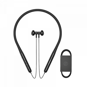 Беспроводные наушники Xiaomi Baseus Bowie Bluetooth Neck-mounted Earphones P1 Black (P12023) наушники hoco ew05 plus беспроводные с док станцией tws anc bluetooth 5 1 белый