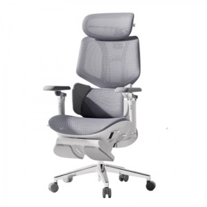 Офисное кресло с подставкой для ног Xiaomi HBADA Premium Smart Ergonomic Chair X7 White (X701WVC) (версия без аккумулятора) (Выставочный образец)