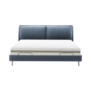 Умная двуспальная кровать Xiaomi 8H Smart Electric Bed Pro Milan RM 1.8 m Gray Blue (умное основание и латексный матрас Schcott) - фото 1