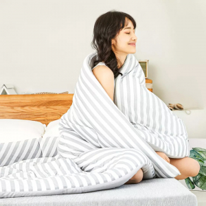 Летнее одеяло с умной формулой Xiaomi 8H Softcool L2 White - Grey (180х200) - фото 3