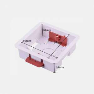Монтажная коробка подрозетник для гипсокартона YouSmart Wall Switch Box PVC 69х69х34mm - фото 5