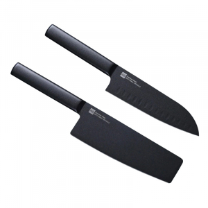 Набор кухонных ножей Xiaomi Huo Hou 2 in 1 Steel Knife Set - фото 1