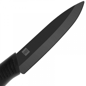 Набор керамических ножей 4 в 1 Xiaomi Huo Hou Nano Ceramic Knife Black - фото 2