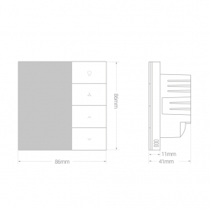 Умный термостат для кондиционера Xiaomi Heatcold Smart Thermostat Air Conditioner White (TH1230A) - фото 4