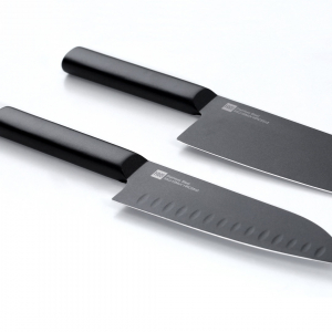 Набор кухонных ножей Xiaomi Huo Hou 2 in 1 Steel Knife Set - фото 2