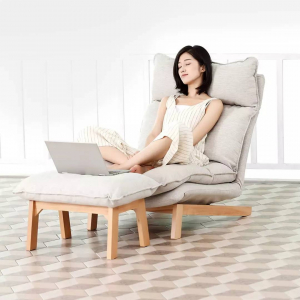 Комплект кресло-реклайнер и подставка для ног Xiaomi 8H Freely Adjustable Lounge Sofa And Footstool Beige (ST1+ST1-1) - фото 4