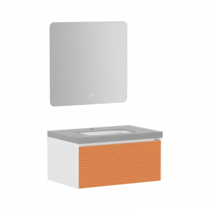 Комплект мебели для ванной комнаты Xiaomi Diiib Tixiang Rock Board Bathroom Cabinet 800mm (DXYSG003-800) (тумба с керамической раковиной, зеркало, без смесителя) - фото 1