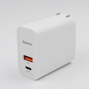 Сетевое зарядное устройство Xiaomi Baseus Speed PPS Quick charger C+U 30W White (TZCAFS-A02) - фото 4