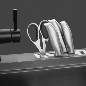 Ступенчатая кухонная мойка со смесителем Xiaomi Mensarjor Stepped Stainless Nano Sink  (SS3118R-172R640NH) - фото 5