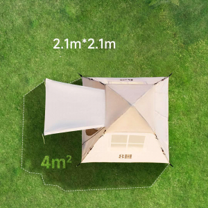 Быстросборная автоматическая палатка Xaiomi 8H Outdoor Сamping Quick Open Automatic Tent Beige (HAT) - фото 2