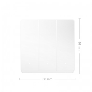 Умный настенный выключатель трехклавишный Xiaomi Smart Switch Pro Three Switches White (XMQBKG06LM)