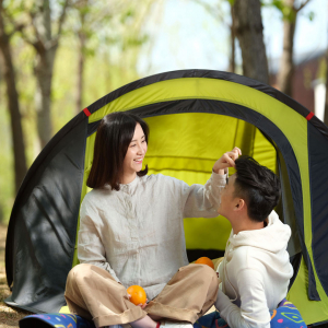 Туристическая палатка на 3-4 человека Xiaomi Camping Tent Lime Green - фото 3