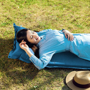Туристический матрас с надувной подушкой Xiaomi Zenph Аutomatic Inflatable Pillow Lake Green - фото 3