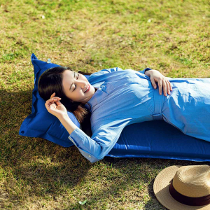 Туристический матрас с надувной подушкой Xiaomi Zenph Аutomatic Inflatable Pillow Sapphire Blue