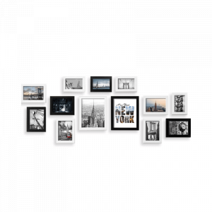 Набор фоторамок Xiaomi Photo Wall Descriptive Geometry H7 Black and White - фото 1