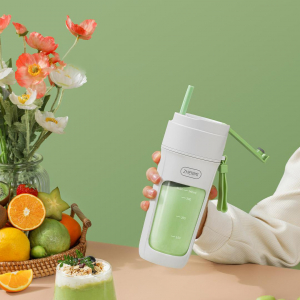 Беспроводная соковыжималка блендер Xiaomi Zhenmi Direct Drink Portable Juicing Cup 340 ml Avocado Green (ZMGZ-J5) - фото 5