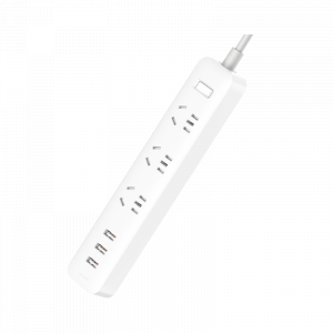 Сетевой фильтр Xiaomi Mi Power Strip 3 розетки и 3 USB порта White (XMCXB01QMN)