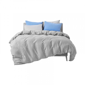 Антибактериальное постельное белье из хлопка Xiaomi 8H Super Soft Thermal Insulation Linens J9 1.8m Grey - фото 1