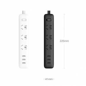 Удлинитель Xiaomi Mi Power Strip 3 розетки и 3 USB порта White - фото 5